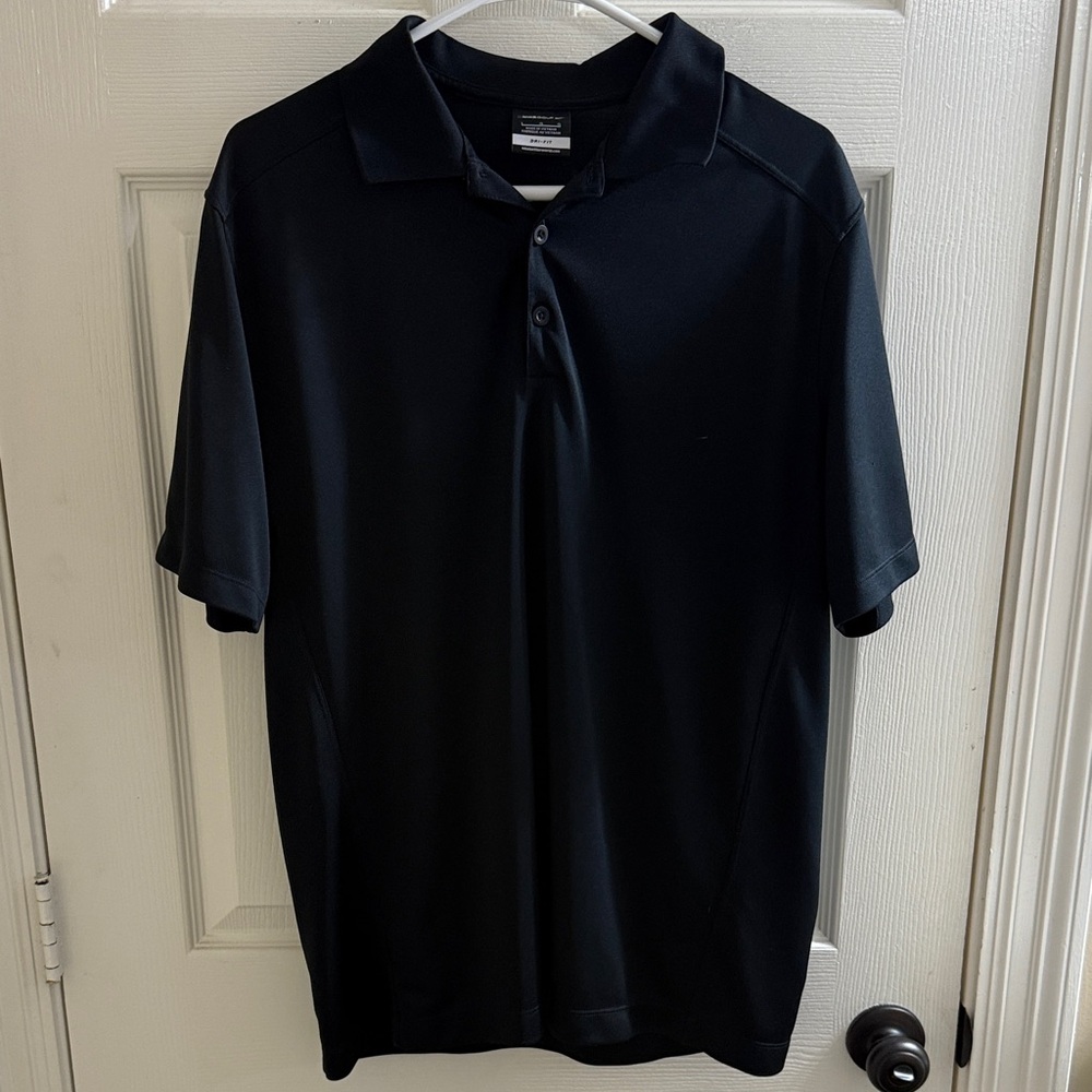 Nike Men's Black Dri-fit Polo Shirt